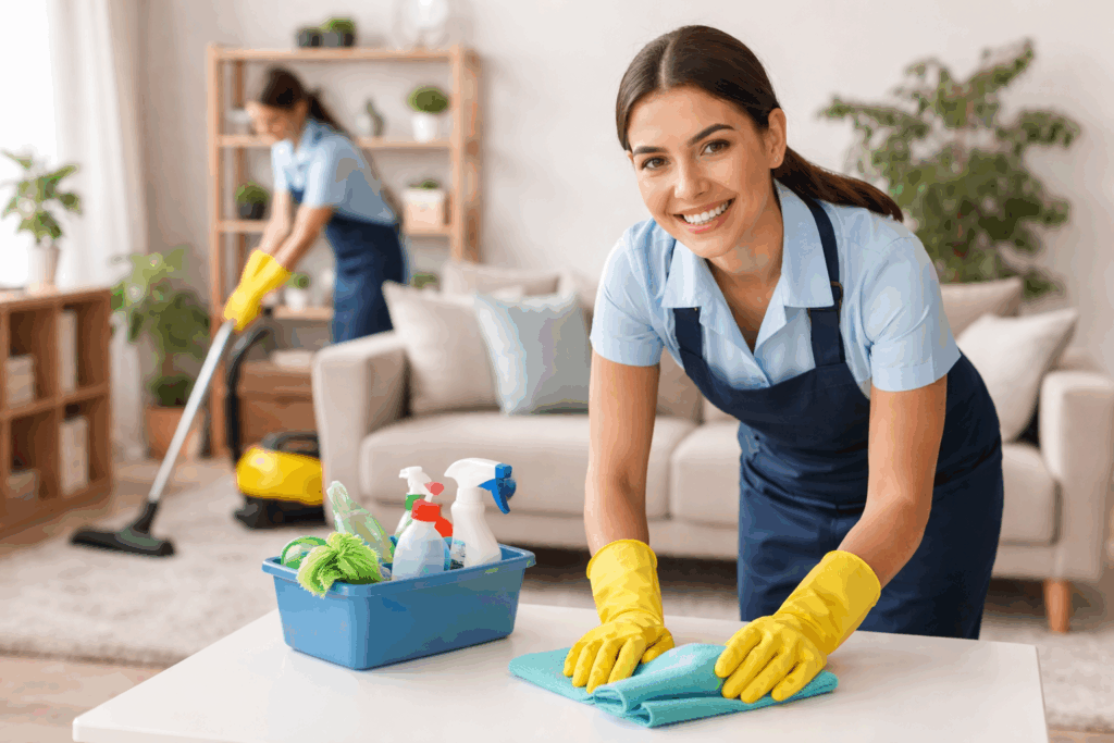 عاملات بالساعة في مدينة خليفة أبوظبي