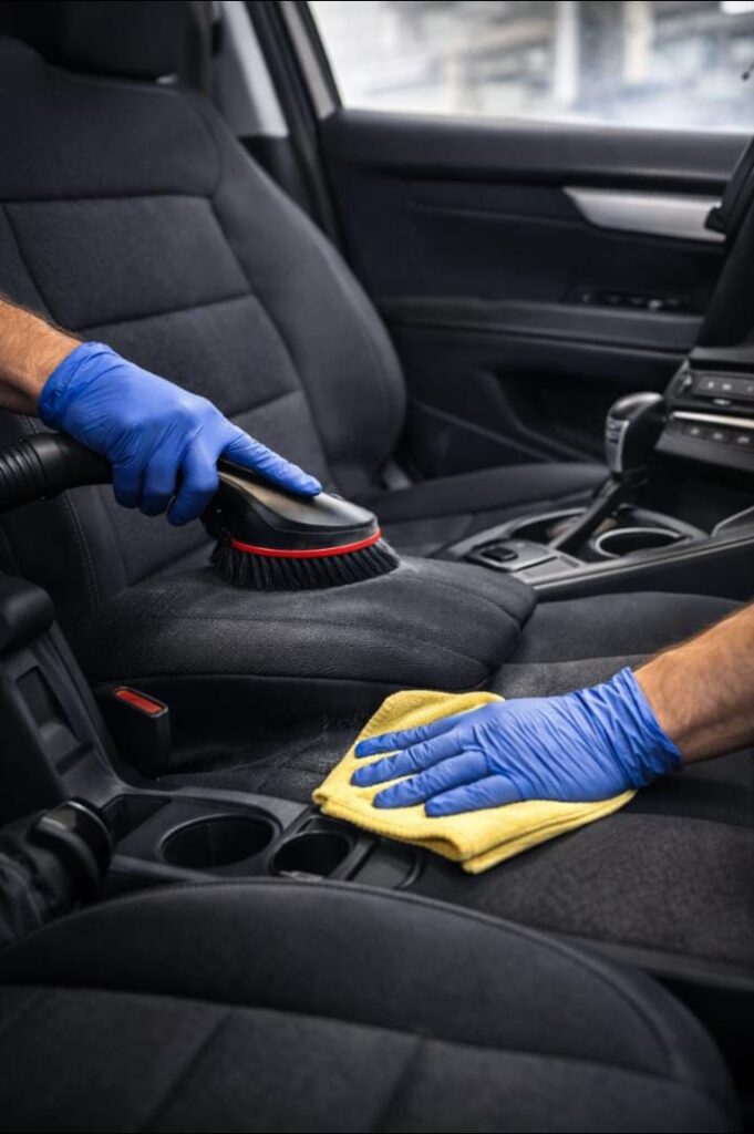 تنظيف السيارات العميق في المنزل بعد المطر في مدينة الرياض – أبوظبي