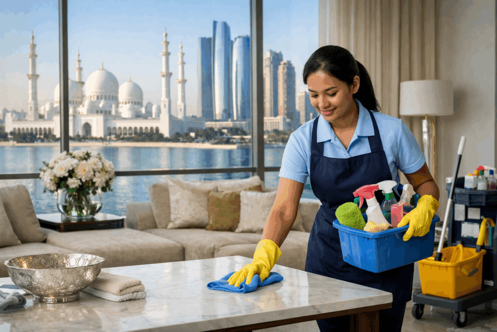 عاملات بالساعة في الخالدية أبوظبي 