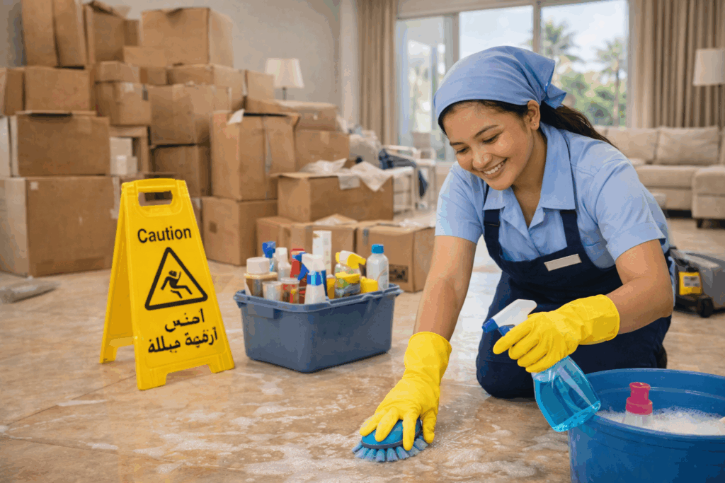 عاملات بالساعة في النهيان